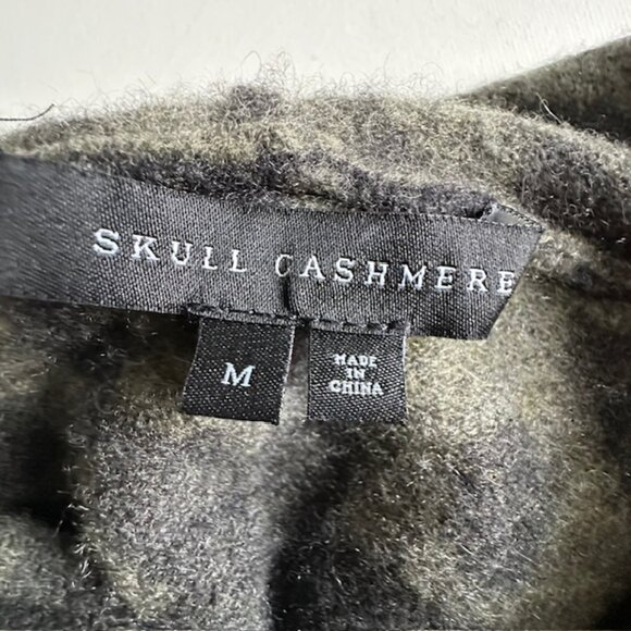 Skull Cashmere - Olive and Black Leopard print Pullover Sweater Women's Size Med - Picture 3 of 6